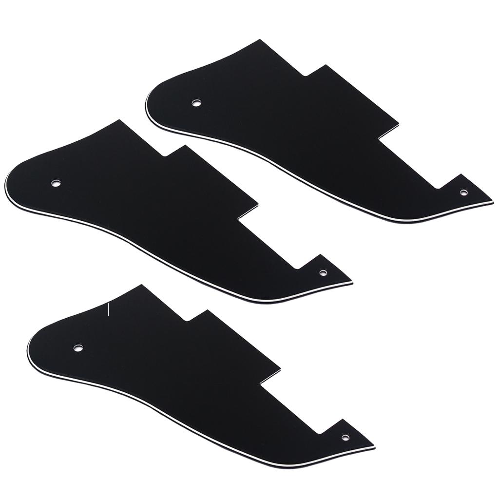Bộ 3 PVC 3Ply Đàn Guitar Pickguards Nhạc Cụ Trang Trí Phần