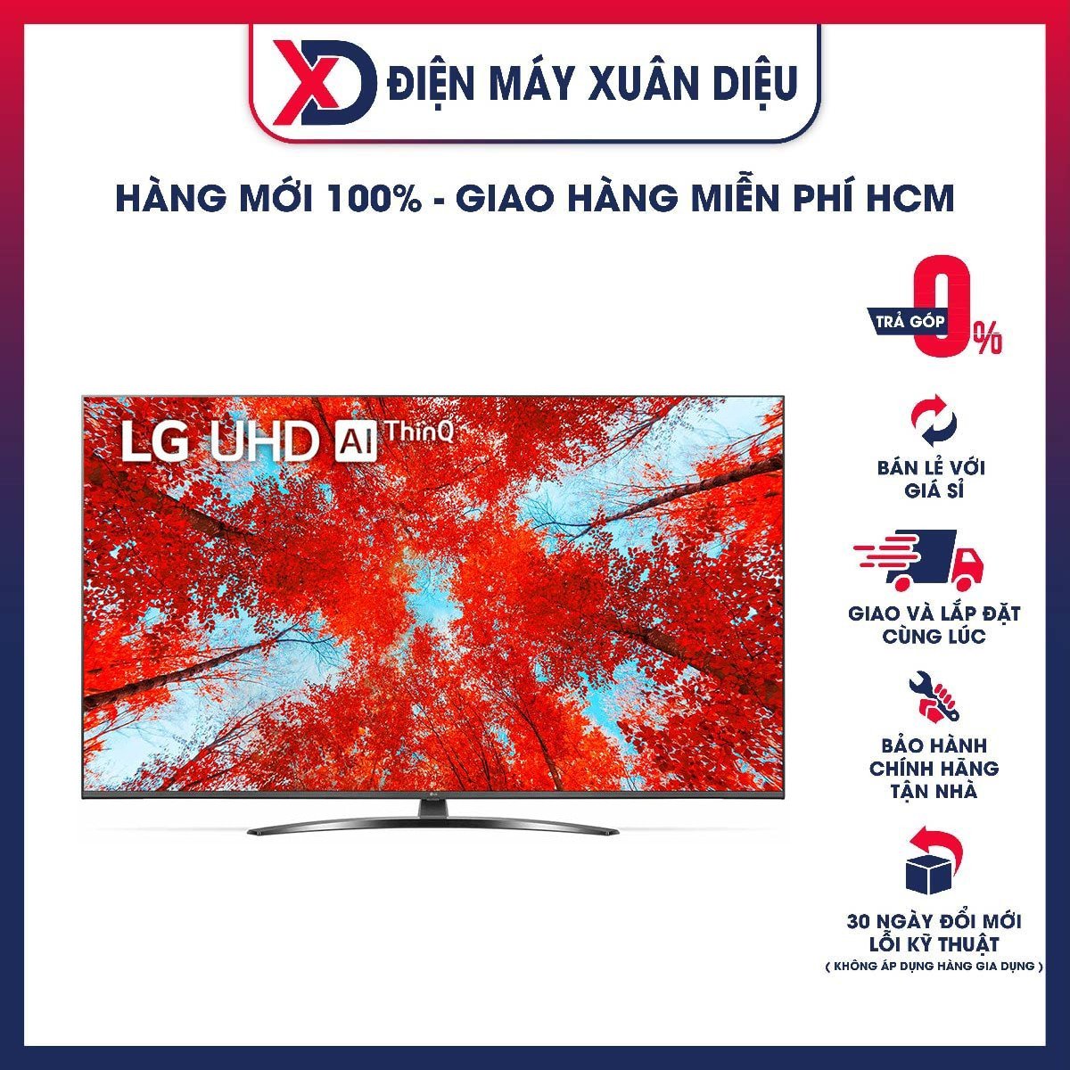 Smart Tivi LG 4K 86 inch 86UQ9100PSD - Hàng Chính Hãng - Chỉ Giao Hồ Chí Minh