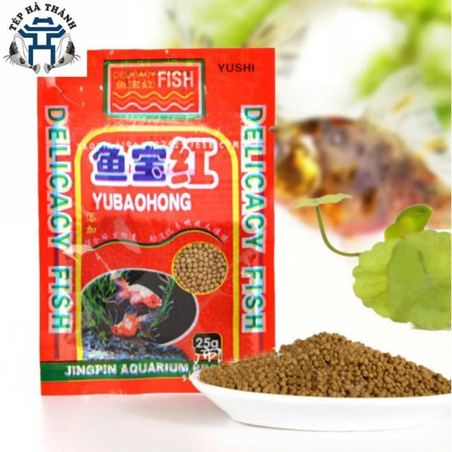 Thức Ăn Cho Cá Vàng, Cá Chép Koi Cao Cấp Delicacy Fish Gói 25Gr - Thức Ăn Cá Cảnh