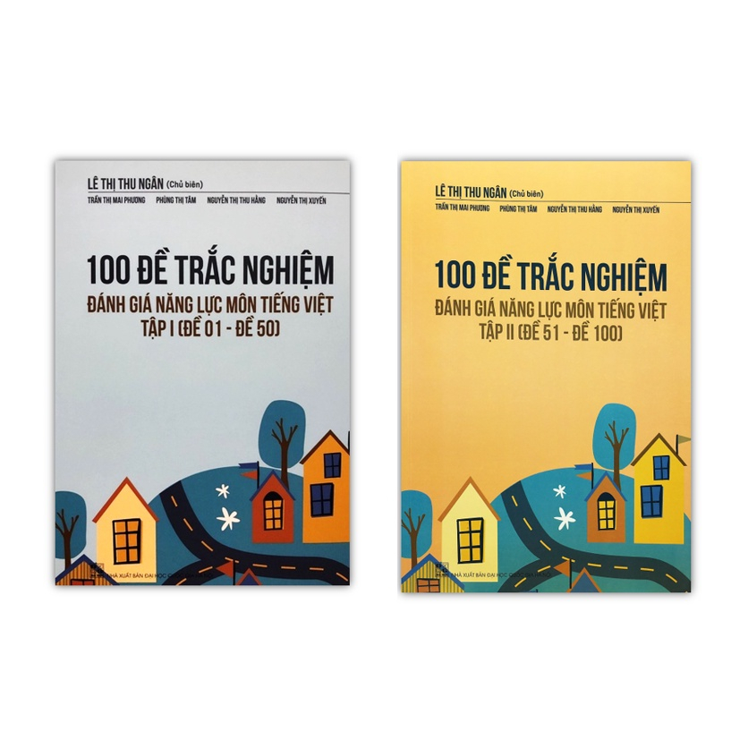 Sách - 100 Đề trắc nghiệm đánh giá năng lực Môn Tiếng Việt Tập II