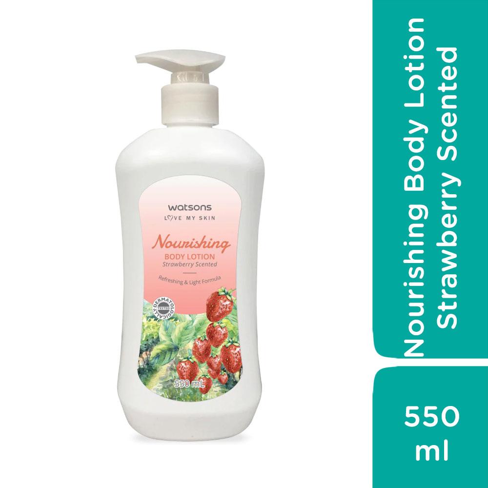 Sữa Dưỡng Thể Watsons Chiết Xuất Từ Dâu Giúp Dưỡng Ẩm Làn Da 550ml