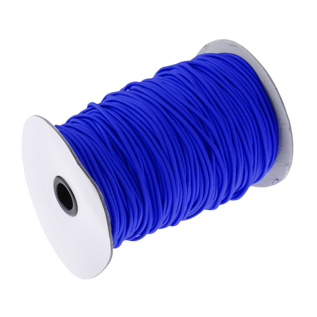 3mm Strong Elastic Round Bungee Rope Shock Cord Tie Down Boats Trailers Roof Rack 100m 50m 30m 20m 10m 5m 2m 1m 0.5m - Various Colors