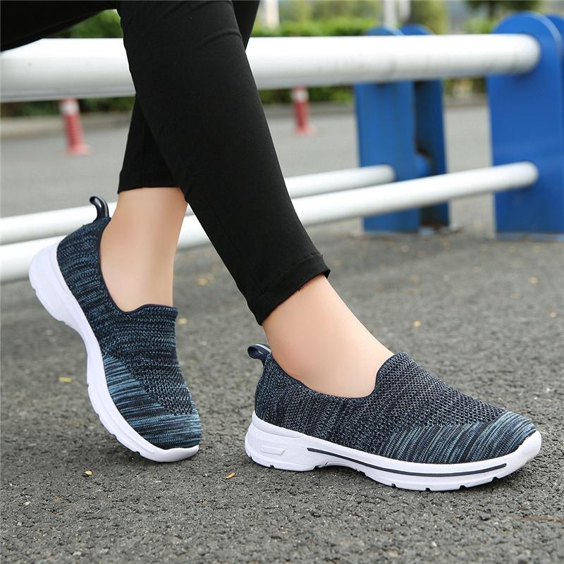 Giày Sneaker Thể Thao Đế Mềm Cho Nữ