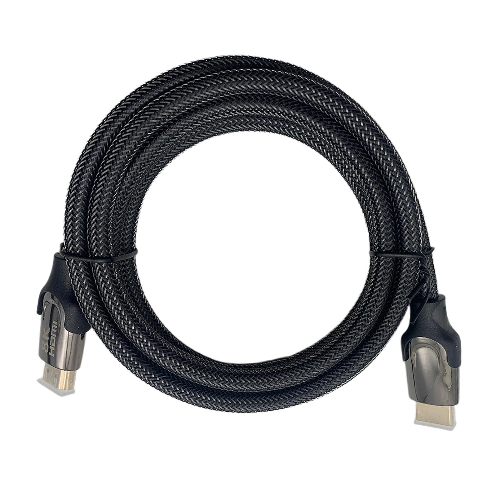 High-Speed, Ultra HD HDMI 2.1 Cable Replacement, High definition 48Gbps 8K HDMI Cable Connect Wire Fits for Xbox, TV PC, DVD Player