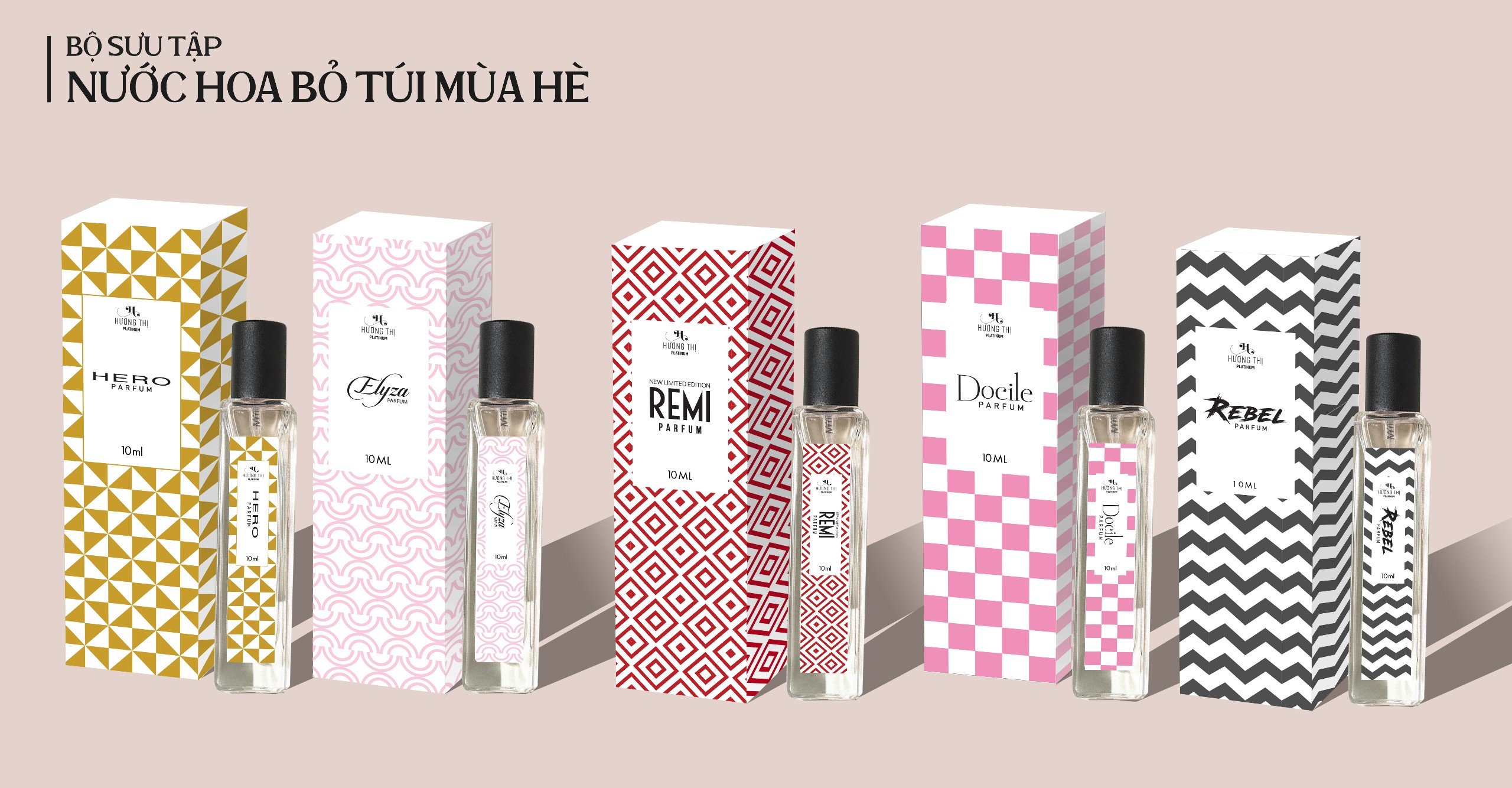 Nước hoa nam Hương Thị Rebel 10ml