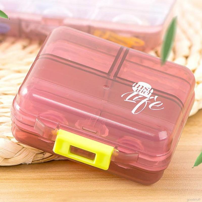 Hộp Đựng Thuốc Hình Vuông Tiện Lợi
