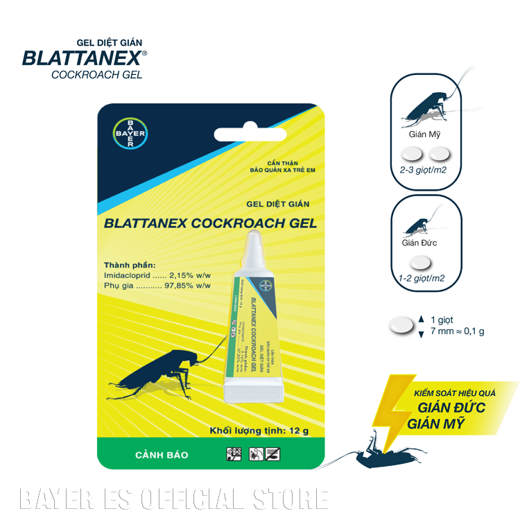 Gel Diệt Gián Blattanex Chính Hãng