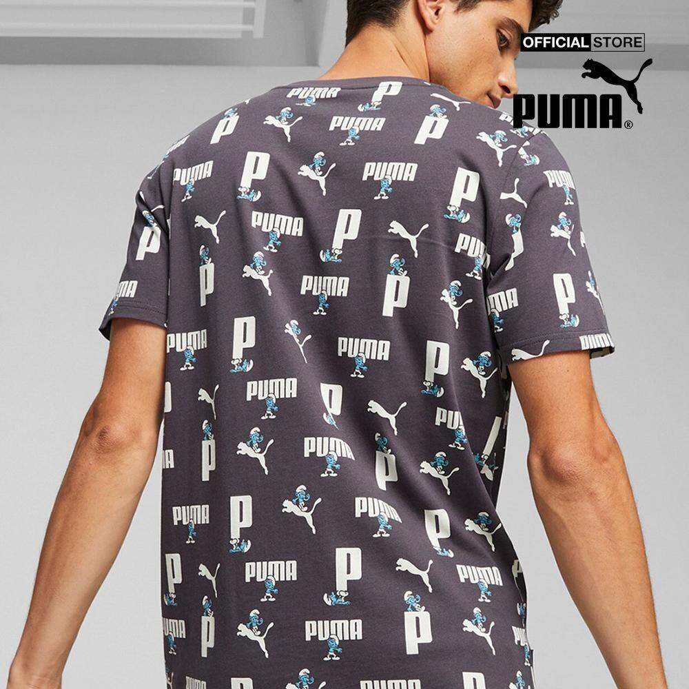 PUMA - Áo thun nam cổ tròn tay ngắn Puma x The Smurfs 622190