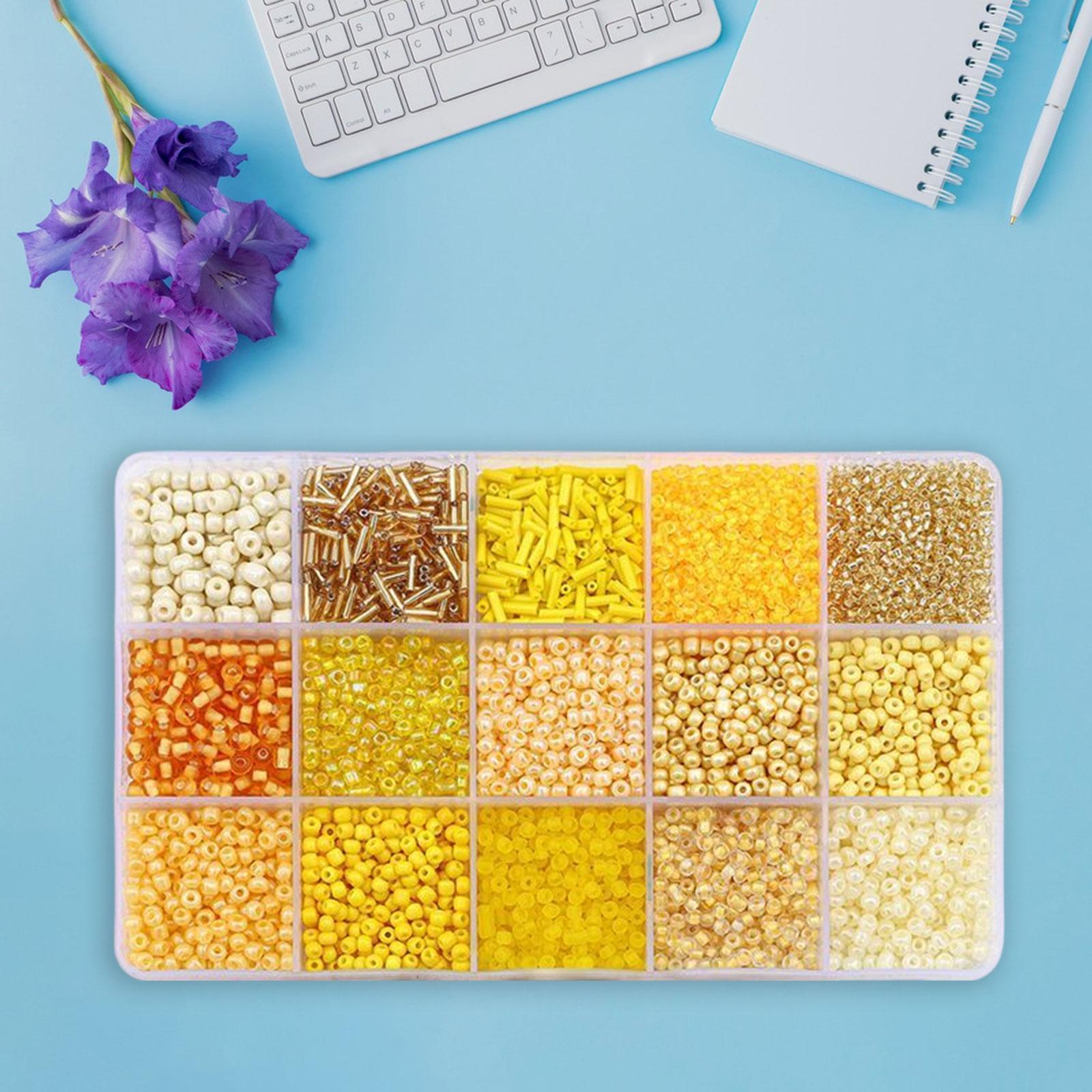 Round Glass Beads for Jewelry Making Spacer Loose Beads for DIY Necklaces Bracelets Accessories