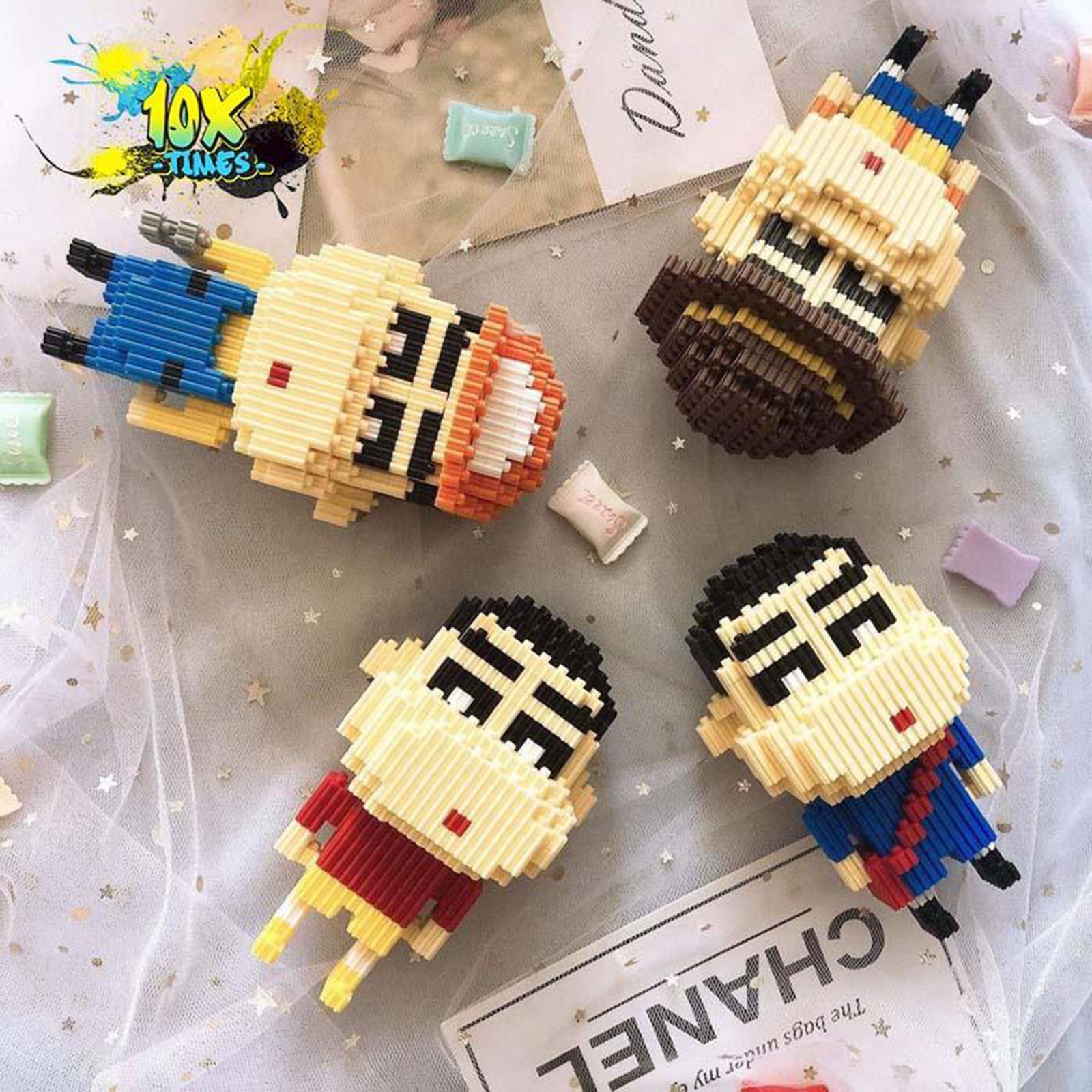 Mô hình lắp ráp 3d Shin cậu bé bút chì mô hình quà tặng lắp ráp cho trẻ nhỏ bạn trai bạn gái