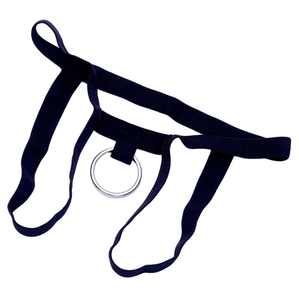 2Pcs Mens G-string Underwear Hollow Ring Pouch Jockstrap Thong Briefs