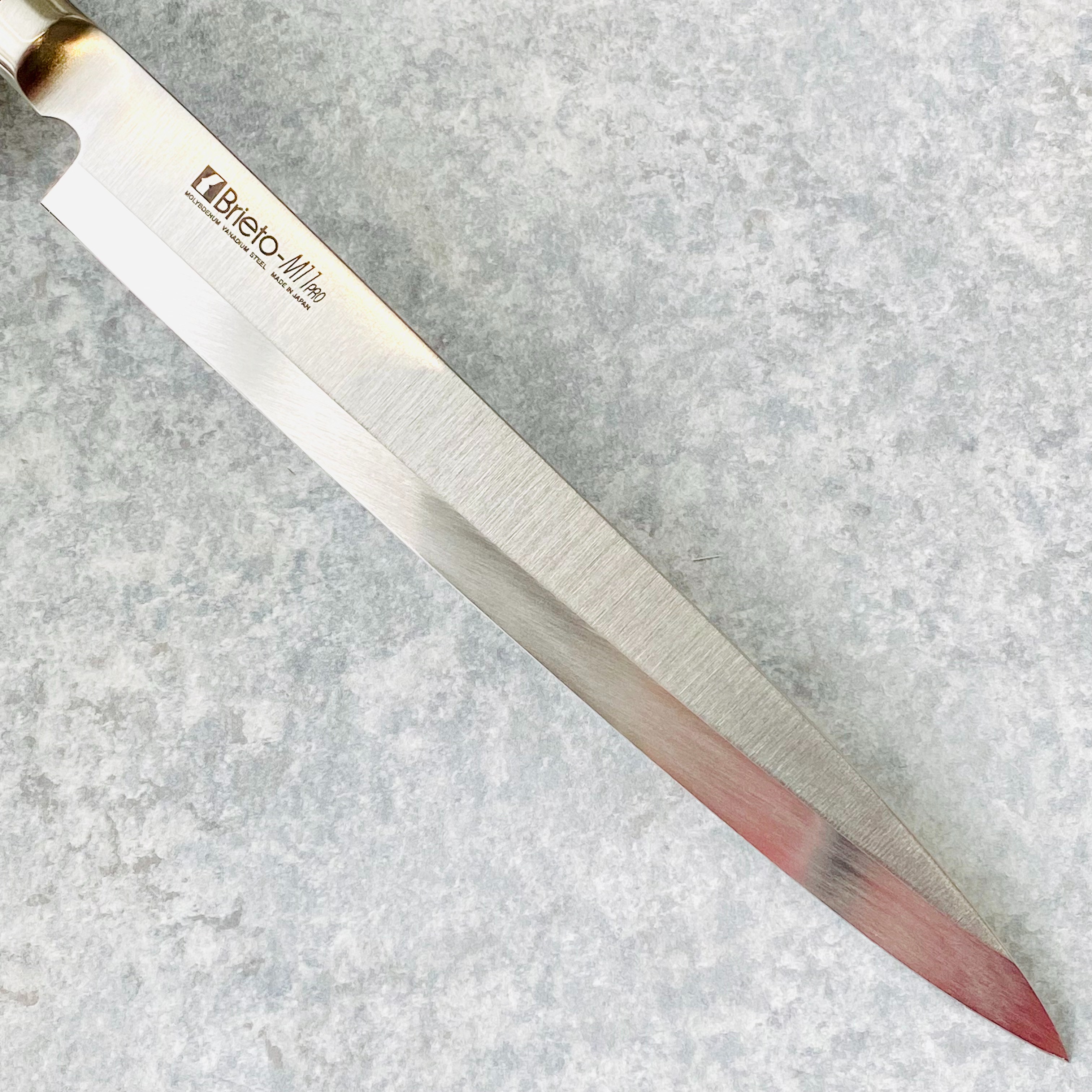 Dao Bếp Nhật Bản Cao Cấp KATAOKA Brieto M11Pro: Yanagi M-1135 / 300mm &amp; M-1122 / 240mm - Made In Japan Tsubame Sanjo