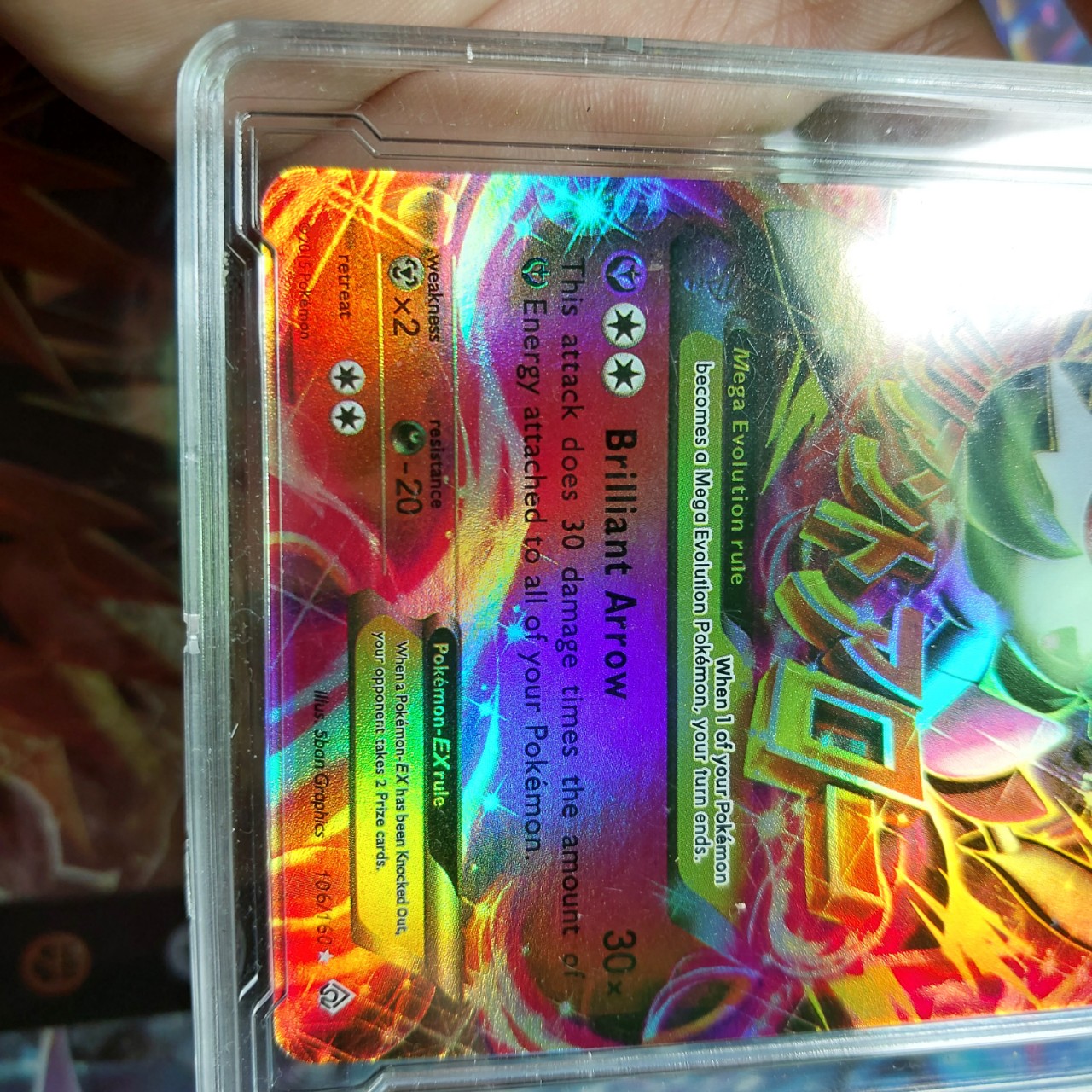 card Pokemon MEGA MGardevoir EX 106 160 Hoa vương 1459 d5 NF3 1-3