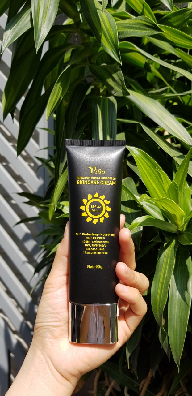 Kem chống nắng ViBa SPF 32 PA++không Silicone không Titan oxide 90g