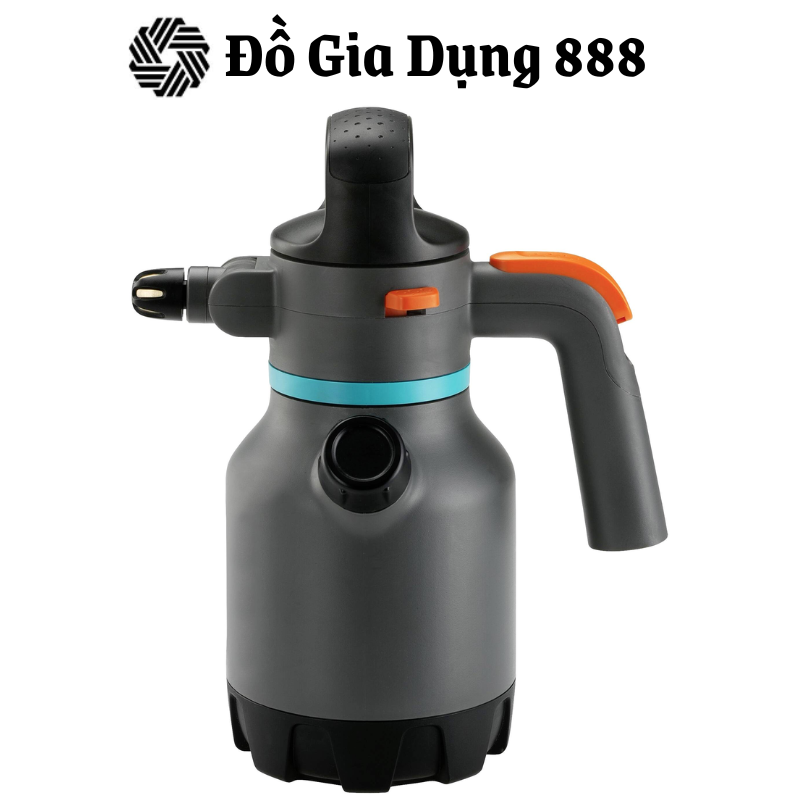Bình Tưới Cây Áp Duất 1,25L GARDENA, Đầu Vòi Phun 2 Chê Độ, Bình Tưới Nhà Vườn Tiện Dụng, Nhập Đức