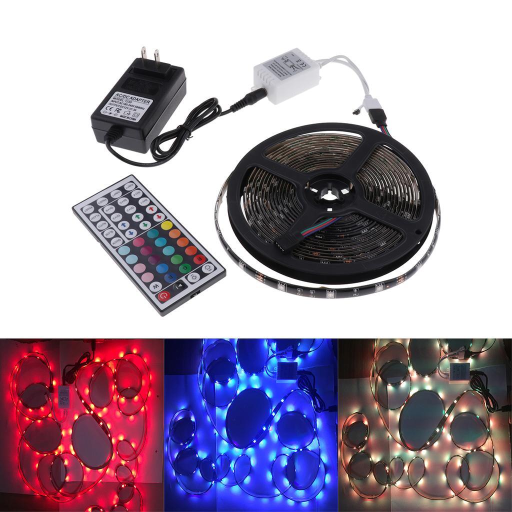 LED Strip Lights with 44 Key Remote Controller for Home Outdoor Decor