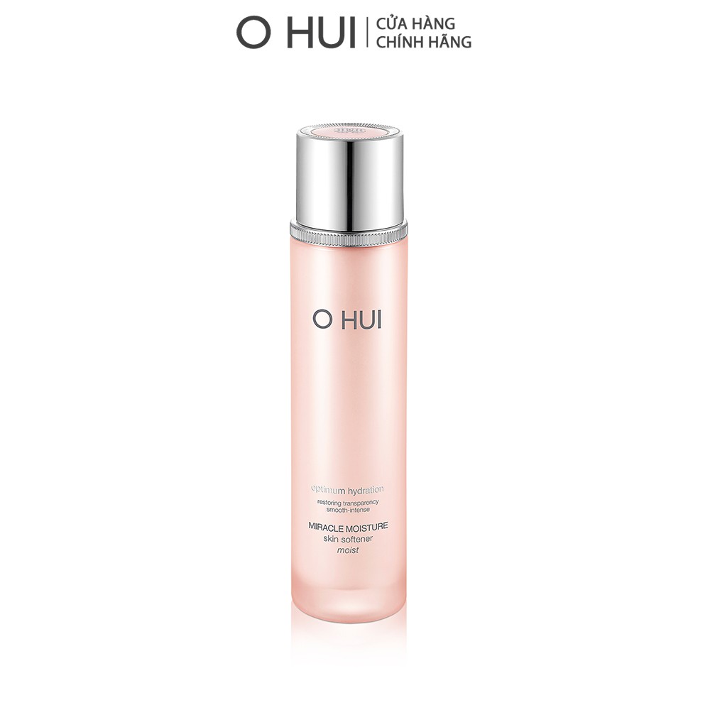 Nước cân bằng dưỡng ẩm cho da khô OHUI Miracle Moisture Skin Softener - Moist 150ml