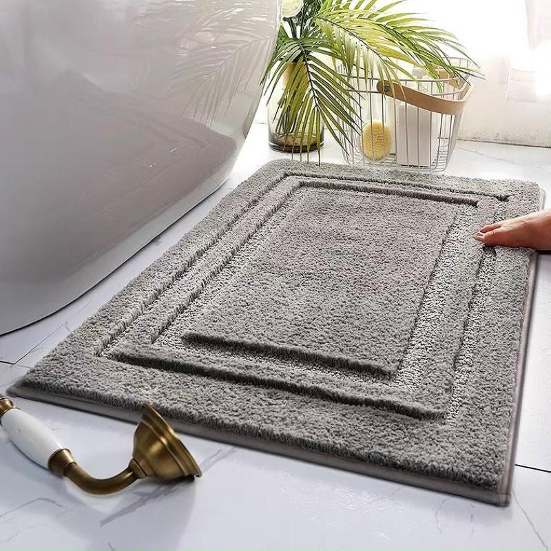 Thảm chùi chân lông cừu 1m2 siêu thấm, chống trượt nhập khẩu cao cấp