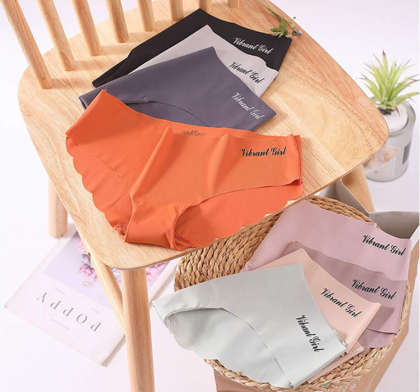 Set 05 Quần Lót Nữ Su Đúc Viền Lượn Sóng Siêu Mềm Mát Không Đường May