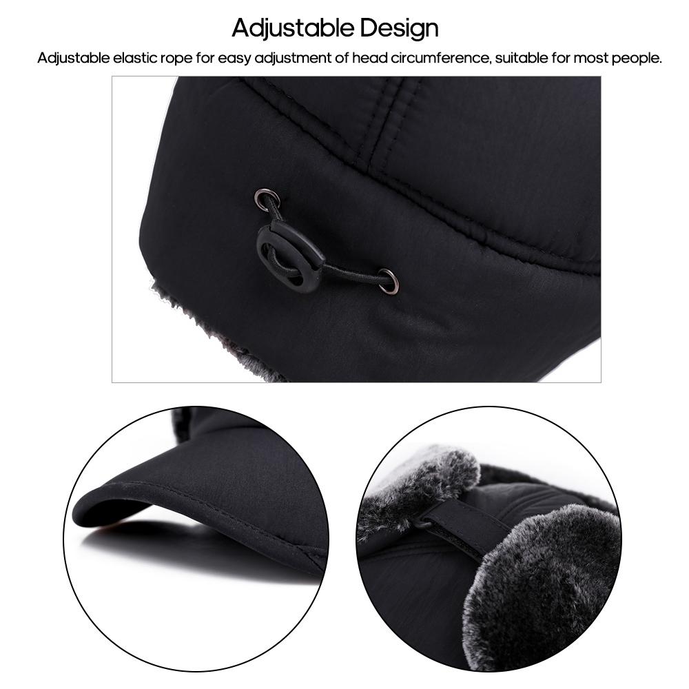 Mũ lưỡi trai có mặt nạ che phủ toàn diện, giữ ấm chống gió mùa đông