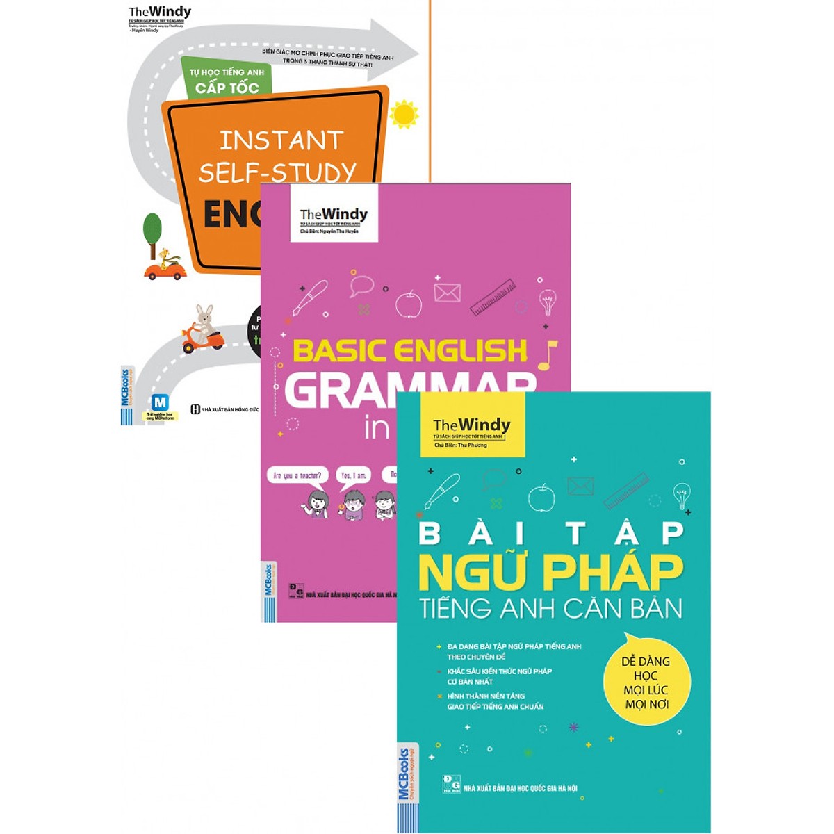 Bộ Sách Tự Học Tiếng Anh Ở Nhà ( Ngữ Pháp Tiếng Anh Căn Bản + Bài Tập Ngữ Pháp Tiếng Anh Căn Bản + Tự Học Tiếng Anh Cấp Tốc ) Bộ Sách Tự Học Tiếng Anh Ở Nhà ( Ngữ Pháp Tiếng Anh Căn Bản + Bài Tập Ngữ Pháp Tiếng Anh Căn Bản + Tự Học Tiếng Anh Cấp Tốc )