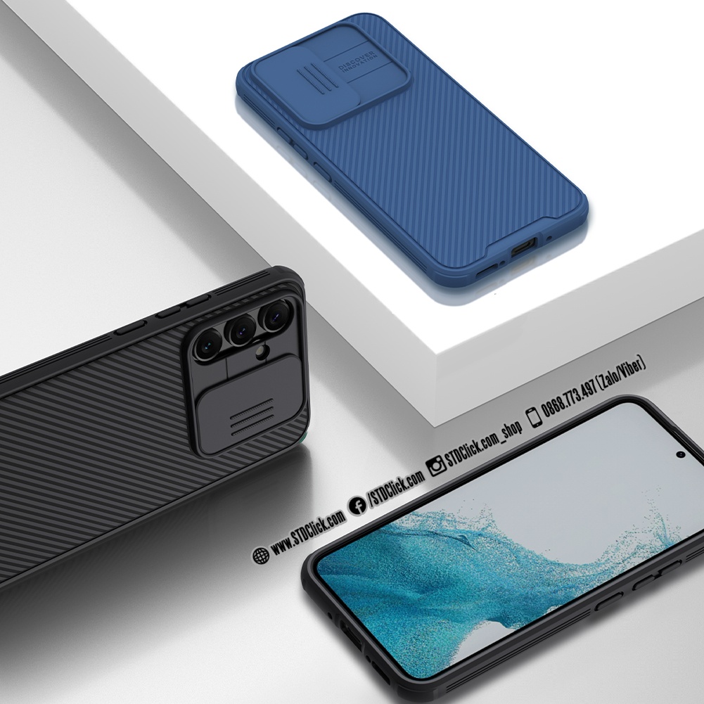 ỐP LƯNG DÀNH CHO ĐIỆN THOẠI SAMSUNG GALAXY A54 5G NILLKIN CAMSHIELD PRO BẢO VỆ CAMERA