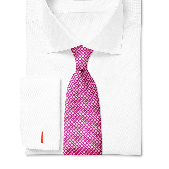 Cà vạt bản lớn 8cm màu hồng sọc caro sang trọng - Cà vạt nam, cà vạt bản lớn, cà vạt bản to 8Cm CL8HOC002