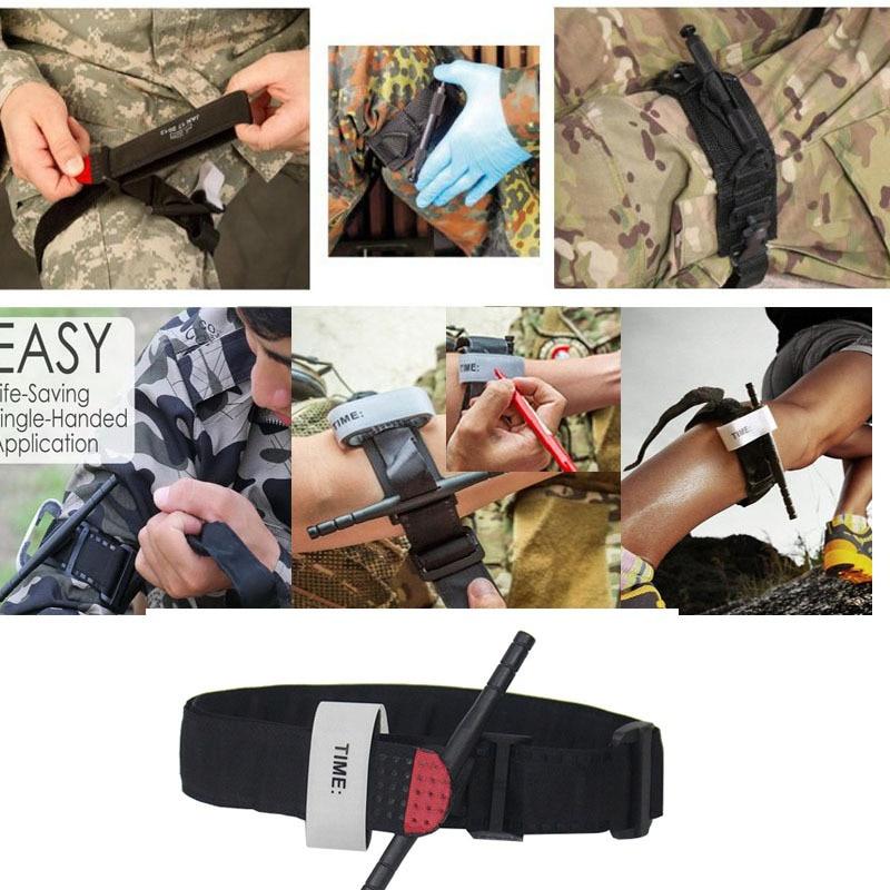1PC Emergency Tourniquet Outdoor Portable First Aid Quick Slow Release Buckle Survival Tool Military Supplies Tactical Equipment