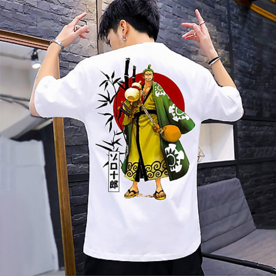 Áo One Piece Zoro ATT-03, Áo thun Anime Manga One Piece Roronoa Zoro Unisex Nam Nữ