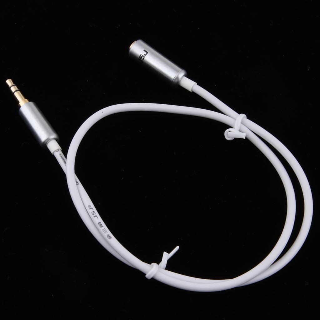 3.5mm Male To Female Auxiliary Stereo Audio Headphone Jack Extension Cable
