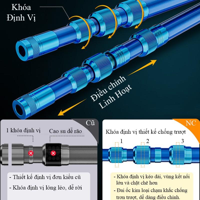 Vợt Cá Carbon Săn Hàng Thương Hiệu CHUANG WEI Vành Tam Giác vớt cá chuyên dụng KK-32