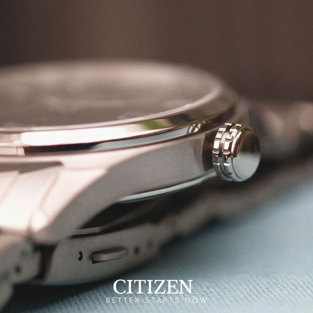 Đồng Hồ Nam Citizen Dây Titanium BM7360-82E - Mặt Đen (Sapphire)