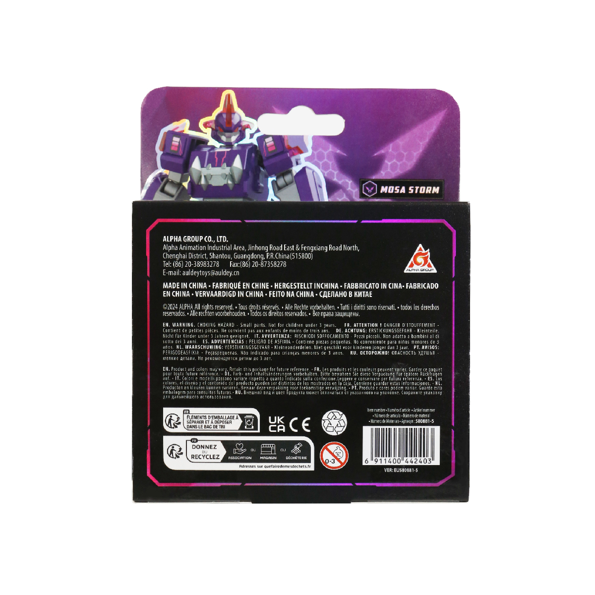 Đồ Chơi Mô Hình Lắp Ráp Robot Dinoster - Mosa Storm Bão Tố DINOSTER EU580881-5