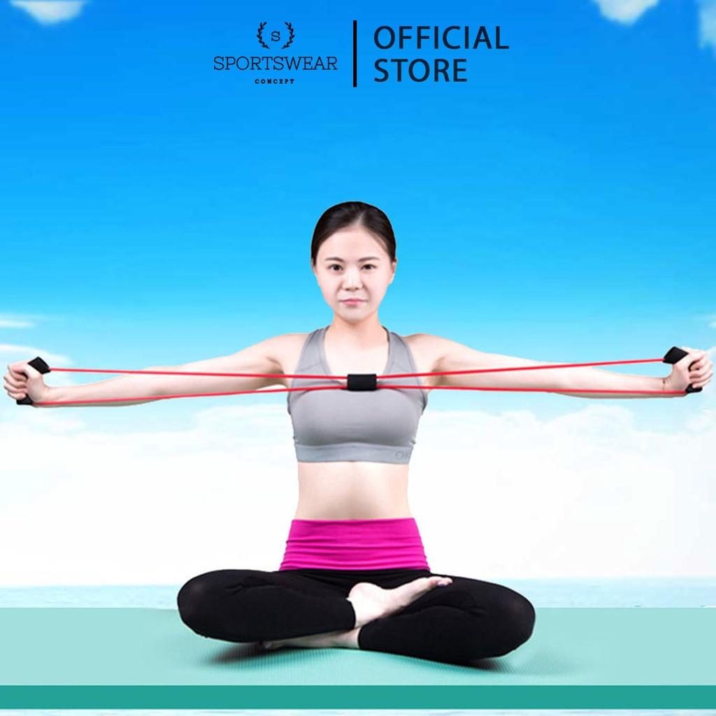 Dây kéo đàn hồi tập luyện yoga gym kéo căng cơ gọn nhẹ Sportswear Concept tác động giảm mỡ lên hầu hết các nhóm cơ toàn