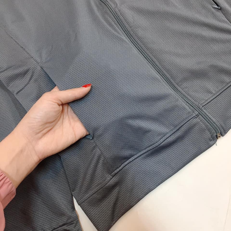Áo Chống Nắng Chất Kim Cương Khóa Kéo Lên Tới Mũi TH-7435