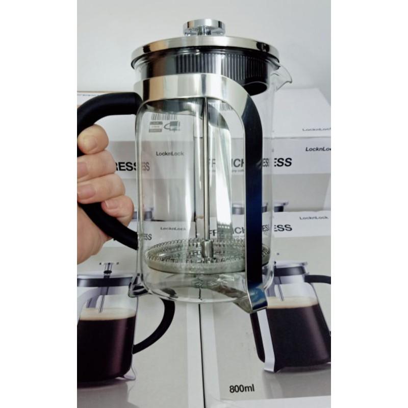 BÌNH PHA CÀ PHÊ FRENCH PRESSURE 800ML LOCK&LOC-LLG019