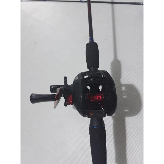 Cần câu 2 khúc máy ngang kèm phụ kiện câu lure