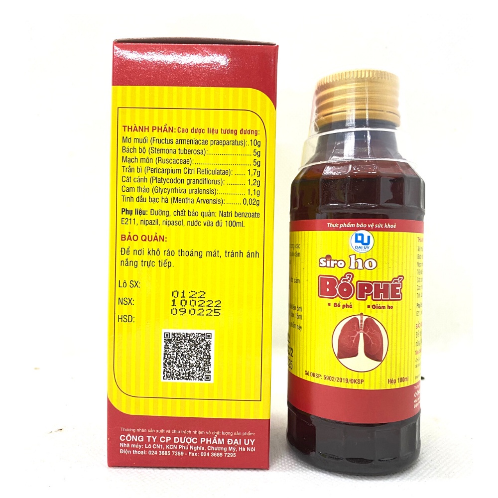 Bổ Phế Đại Uy (Chai 125ml)