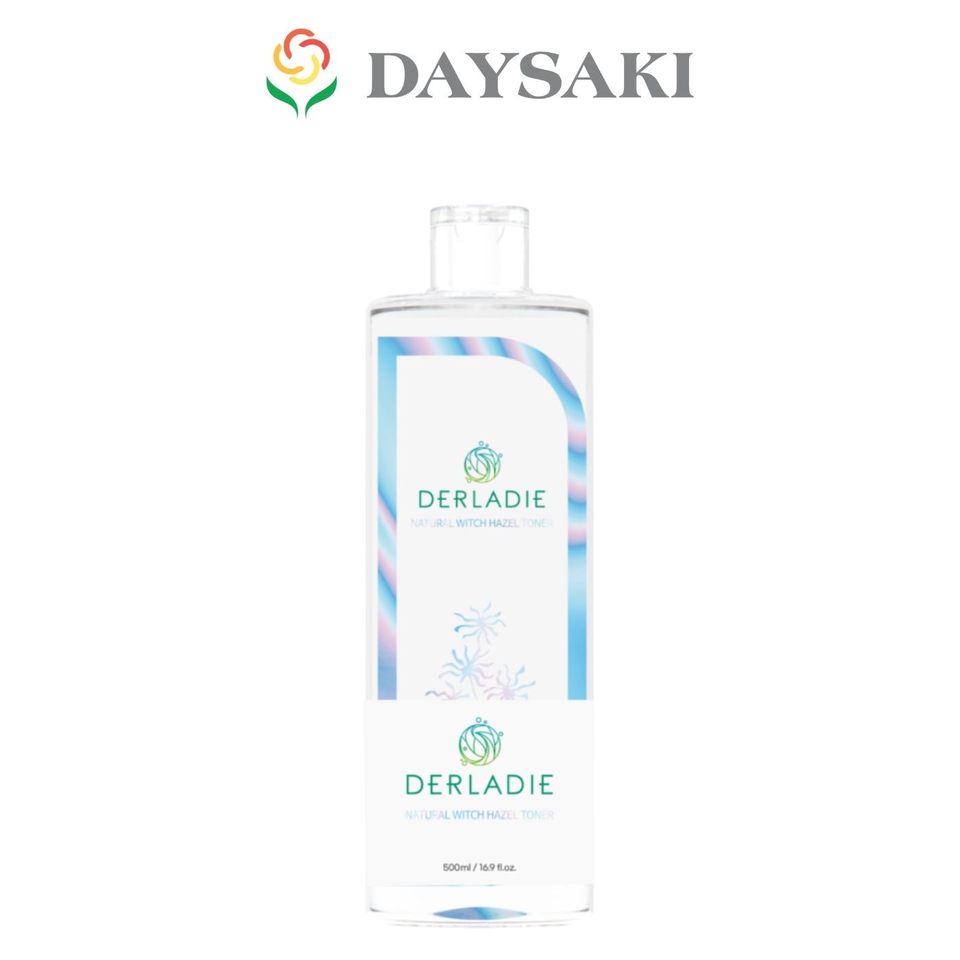 Derladie Nước Hoa Hồng Se Khít Lỗ Chân Lông Dành Cho Da Mụn Và Nhạy Cảm Natural Witch Hazel Toner 500ml