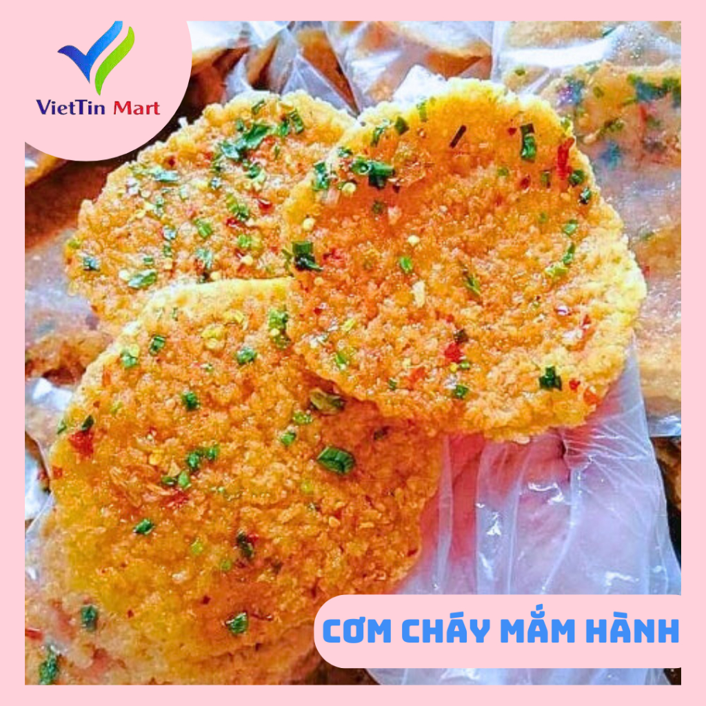 Cơm Cháy Mắm Hành Bể VIETTIN MART 10 Gói