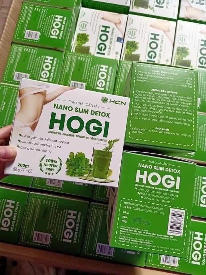 Bột Cần Tây Nguyên Chất Sấy Lạnh Hogi 200g - Da Sáng, Dáng Thon, Giảm Cân, Thanh Lọc Cơ Thể (Tinh Chất Cần Tây Nano Slim Detox Hogi 20 gói 10g)