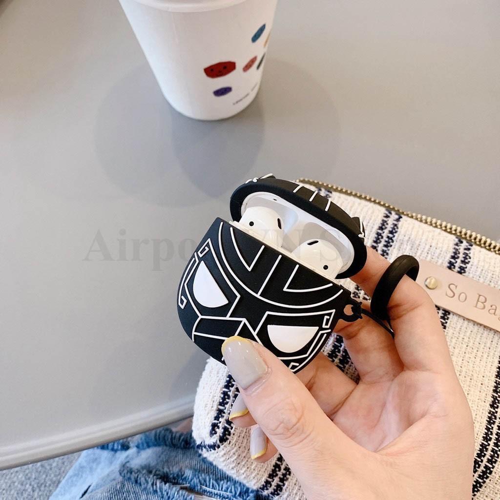 Bao Case Ốp dành cho Airpods 1-2 và Airpods Pro Báo Đen Silicon cao cấp