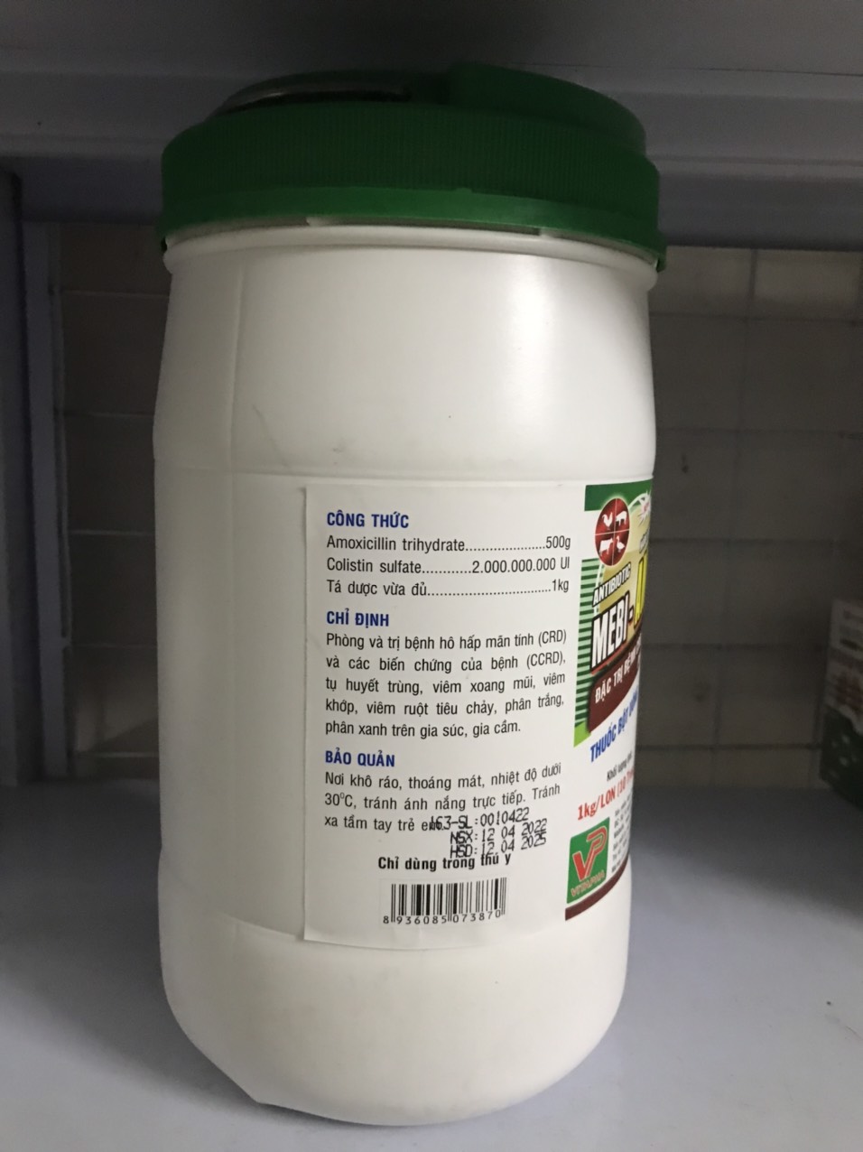 Amoxtin AC/amoxcolis 50/amox 50 (1kg-vitapha) dùng tốt cho chó, mèo, gia súc, gia cầm