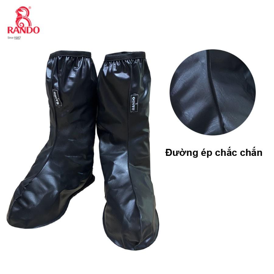 Giày Boots Che Mưa Chống Nước Bền Bỉ, RANDO Chính Hãng, Bọc Bảo Vệ Giày Dành Cho Nam Nữ