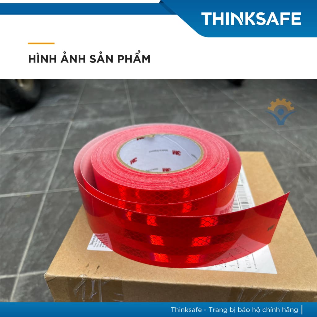 Băng keo phản quang 3M 983 phản quang cấu trúc kim cương, chuyên dùng phản quang xe máy, ôtô nhà xưởng