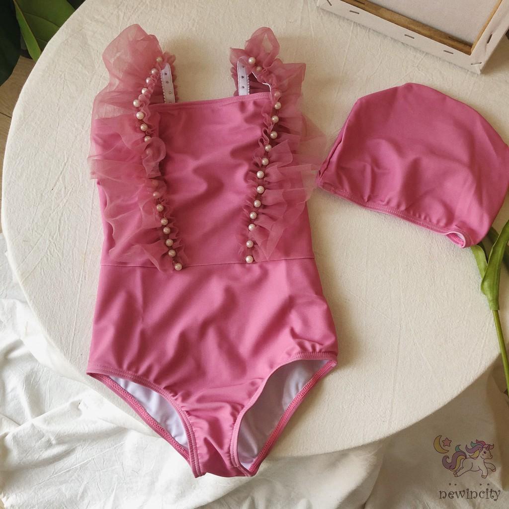 Đồ Bơi Một Mảnh Sát Nách Cho Bé Gái