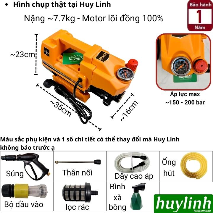 Máy rửa xe chỉnh áp Osaka RS2 - 2400W - Motor cảm ứng từ lõi đồng 100% - tặng thân nối dài + béc rửa máy lạnh