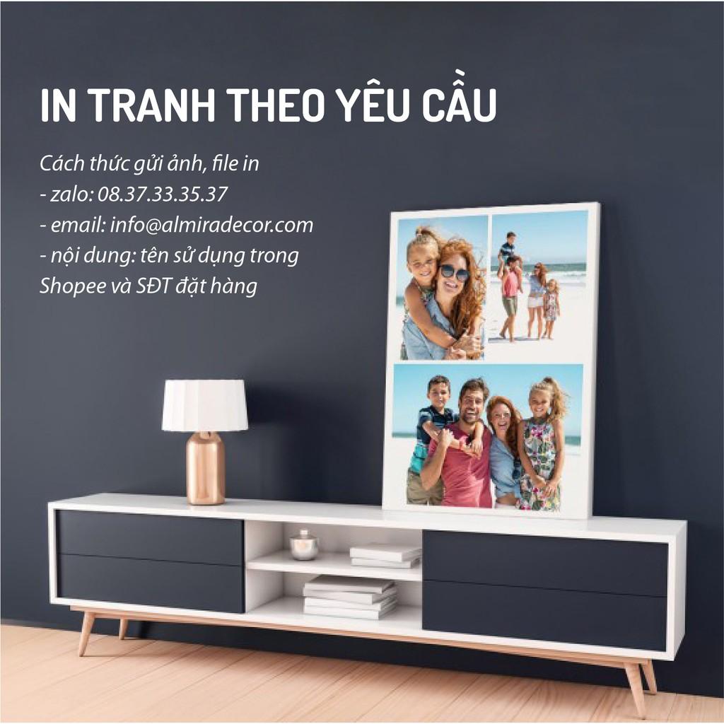 ️ Tranh Canvas treo tường phong cách hiện đại - tặng đinh treo tường 3 chân