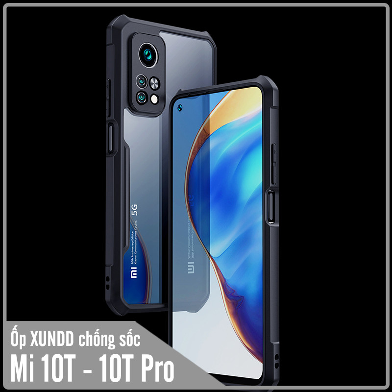 Ốp lưng cho Xiaomi Mi 10T Pro - Redmi K30S chống sốc trong viền nhựa dẻo XunDD - Hàng Nhập Khẩu