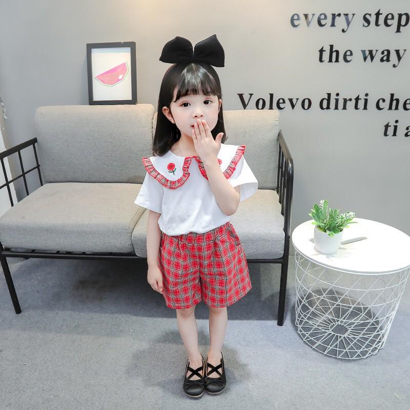 Đồ bộ trẻ em_ bộ bé gái size nhí dễ thương 8-16kg